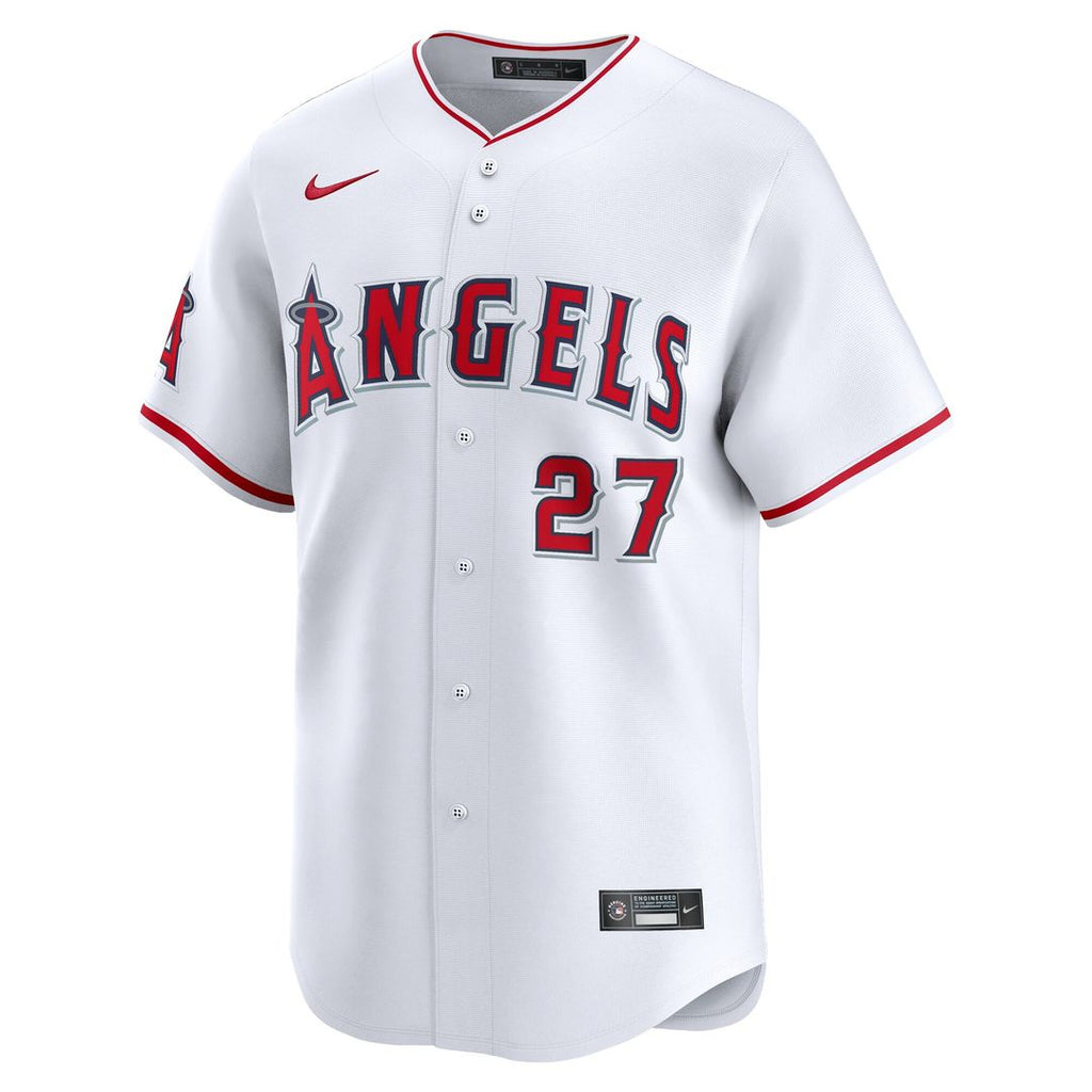 Los Angeles Angels Mike Trout Youth Home Limited Jersey - White