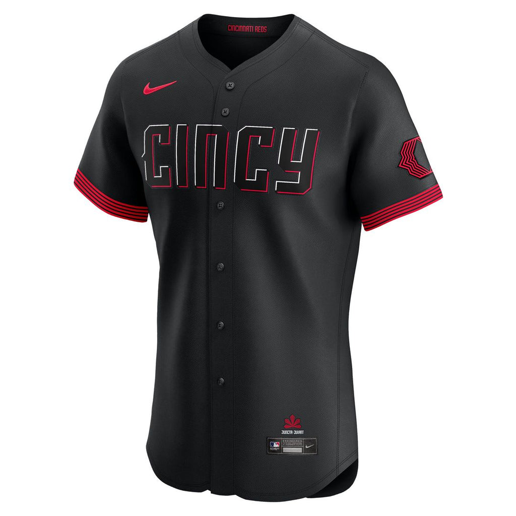 Cincinnati Reds City Connect Elite Jersey - Black
