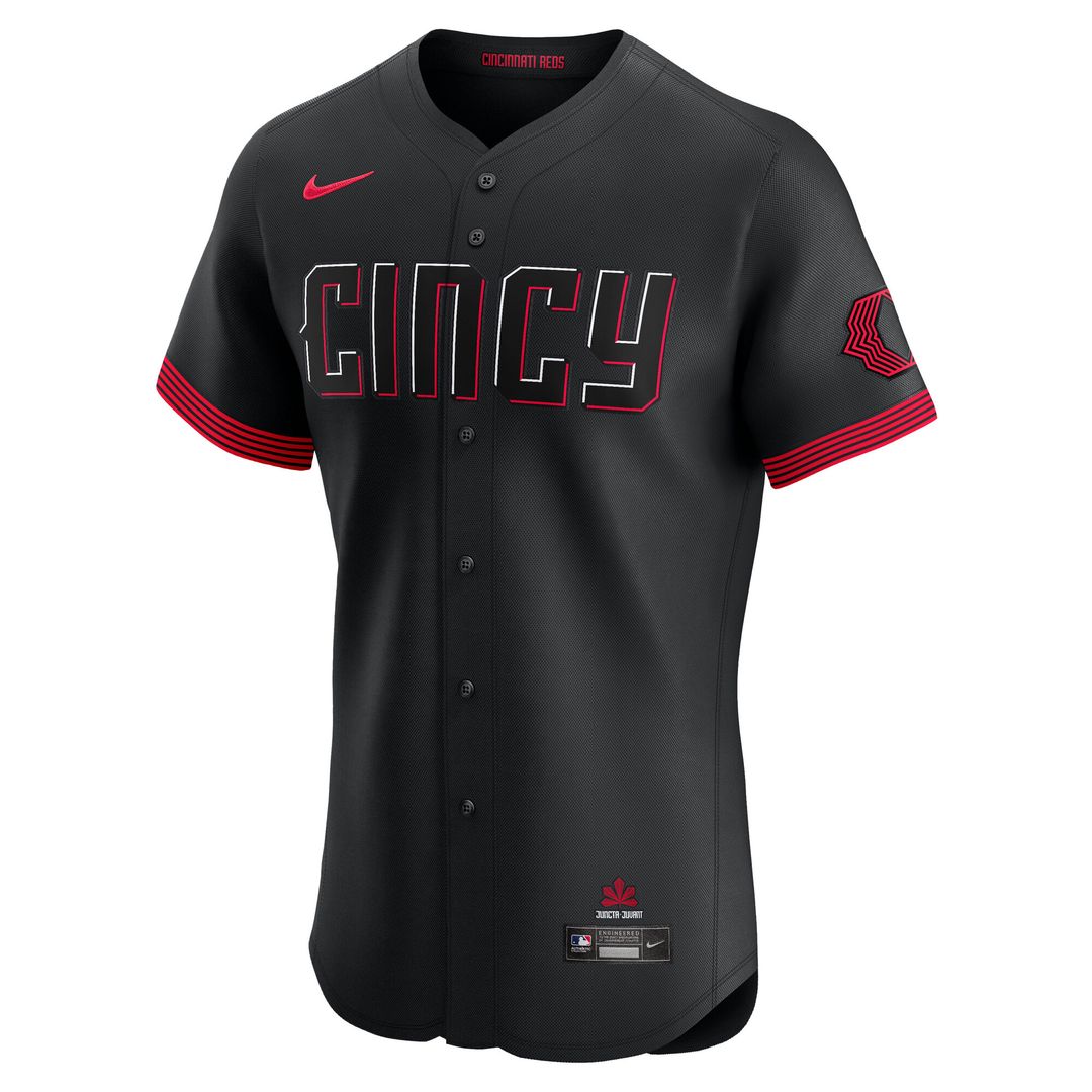 Cincinnati Reds City Connect Elite Jersey - Black