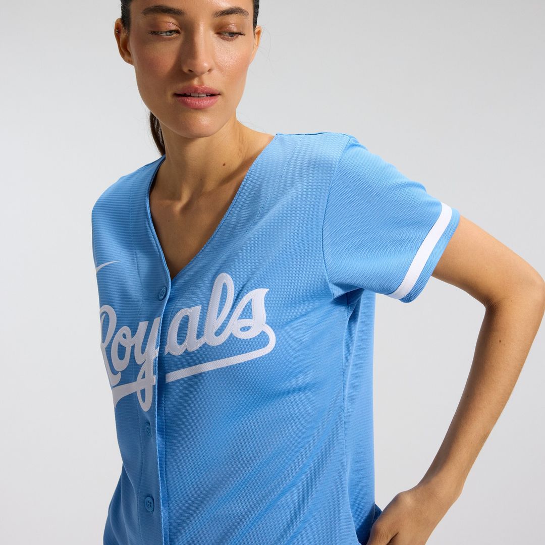 Kansas City Royals Women's Alternate Replica Team Logo Jersey - Light Blue