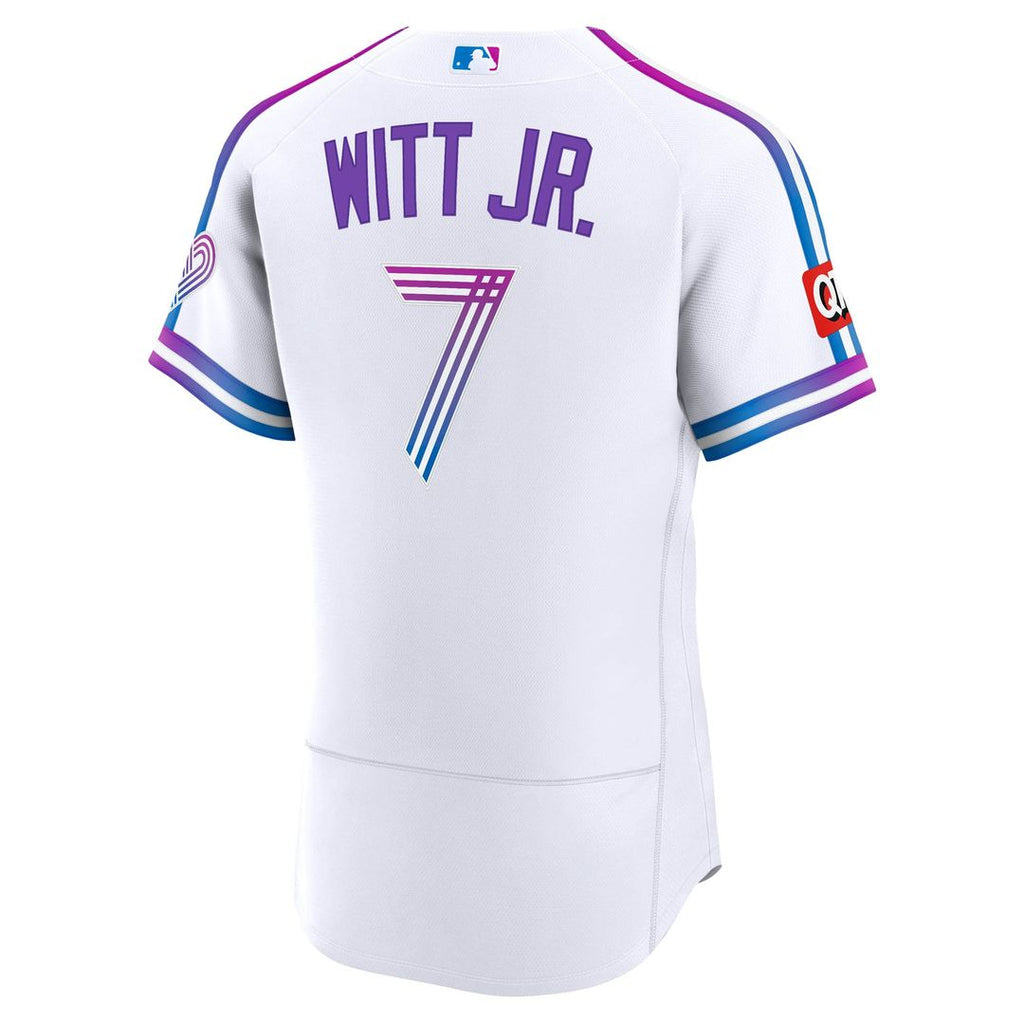 Kansas City Royals Bobby Witt Jr. 2026 City Connect Authentic Sponsor Patch Jersey - White