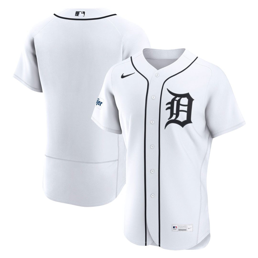 Detroit Tigers Home Authentic Jersey - White