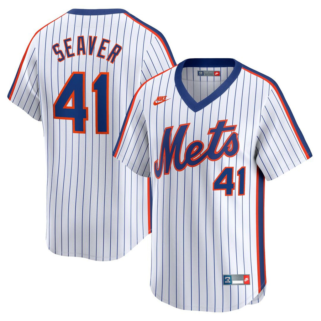 New York Mets Tom Seaver Throwback Cooperstown Limited Jersey - White