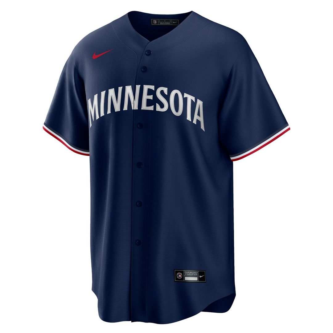 Minnesota Twins Road Replica Team Jersey - Gray