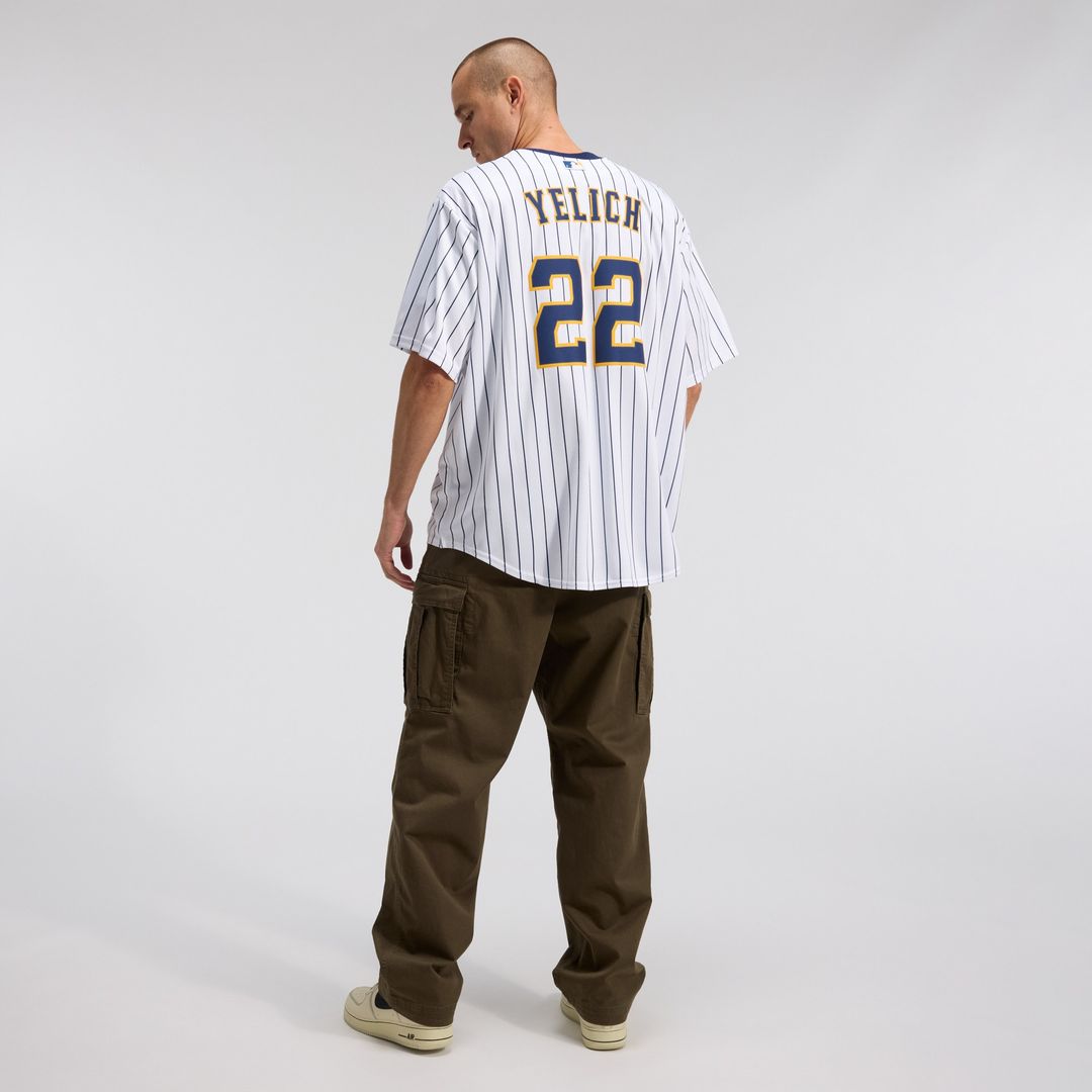 Milwaukee Brewers Christian Yelich Alternate Replica Jersey - White