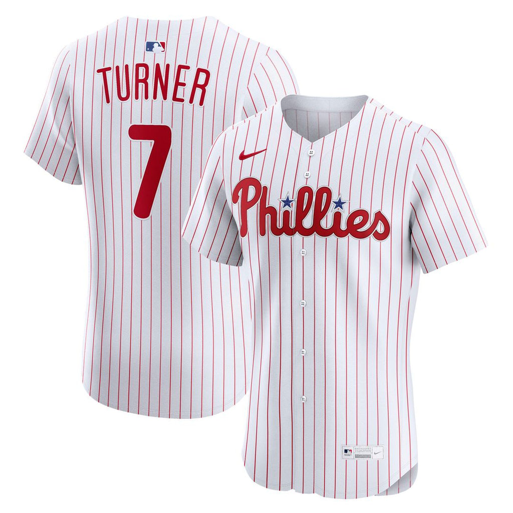 Philadelphia Phillies Trea Turner Home Elite Jersey - White