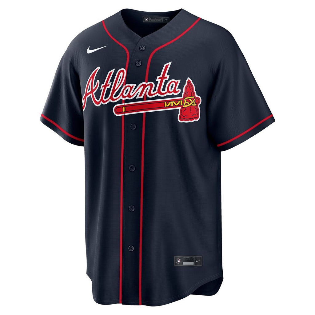 Atlanta Braves Ronald Acuña Jr. Road Replica Jersey - Gray