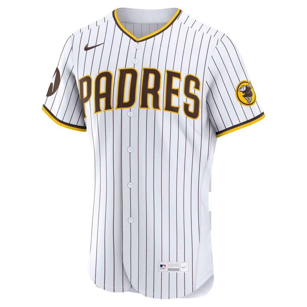 San Diego Padres Fernando Tatis Jr. Home Authentic Sponsor Patch Jersey - White