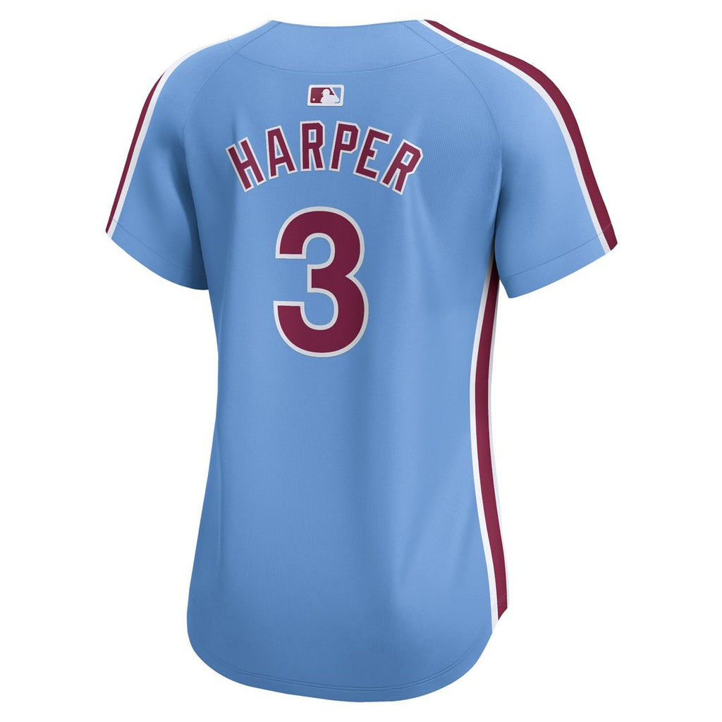 Philadelphia Phillies Bryce Harper Women's Alternate Limited Jersey - Light Blue