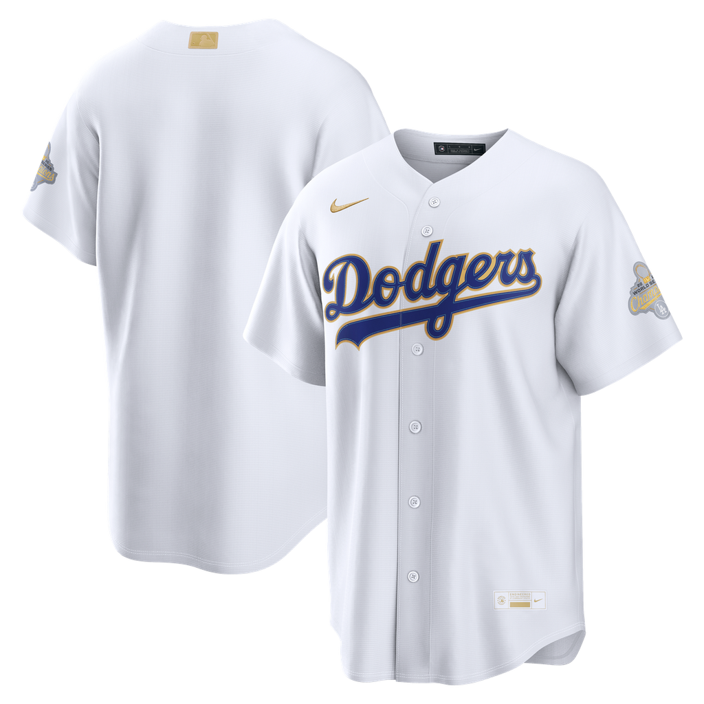 Los Angeles Dodgers 2026 Gold Collection Stadium Jersey - White
