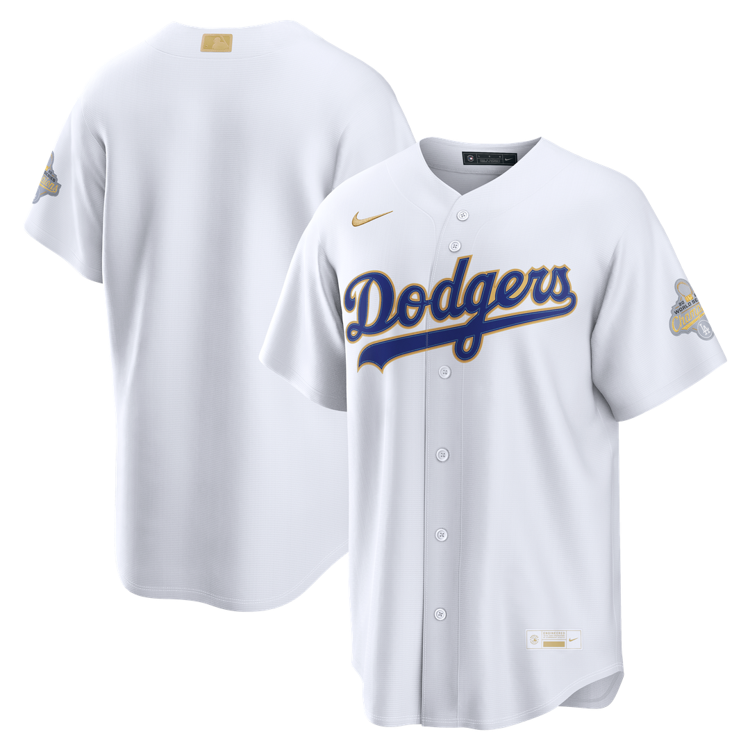 Los Angeles Dodgers 2026 Gold Collection Stadium Jersey - White