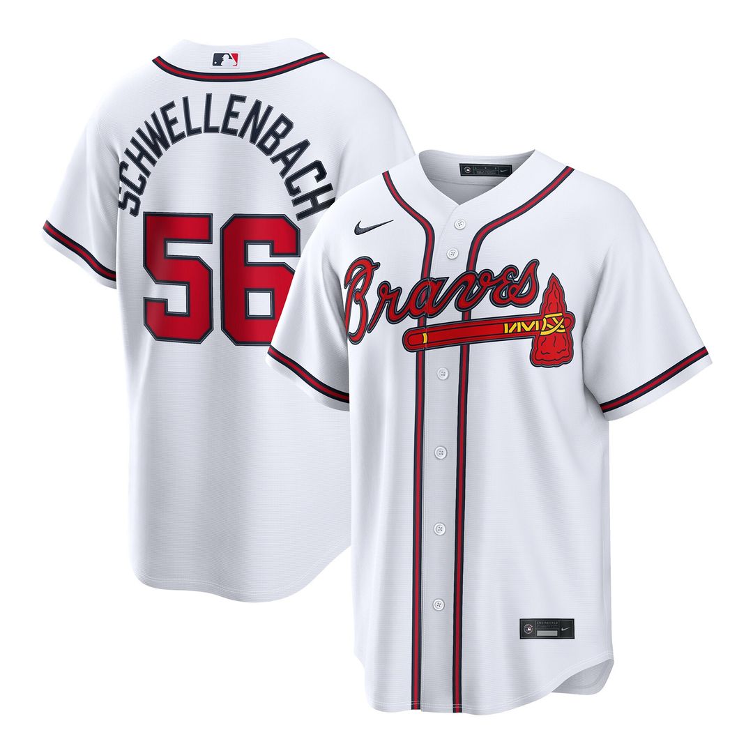 Atlanta Braves Spencer Schwellenbach Home Replica Jersey - White