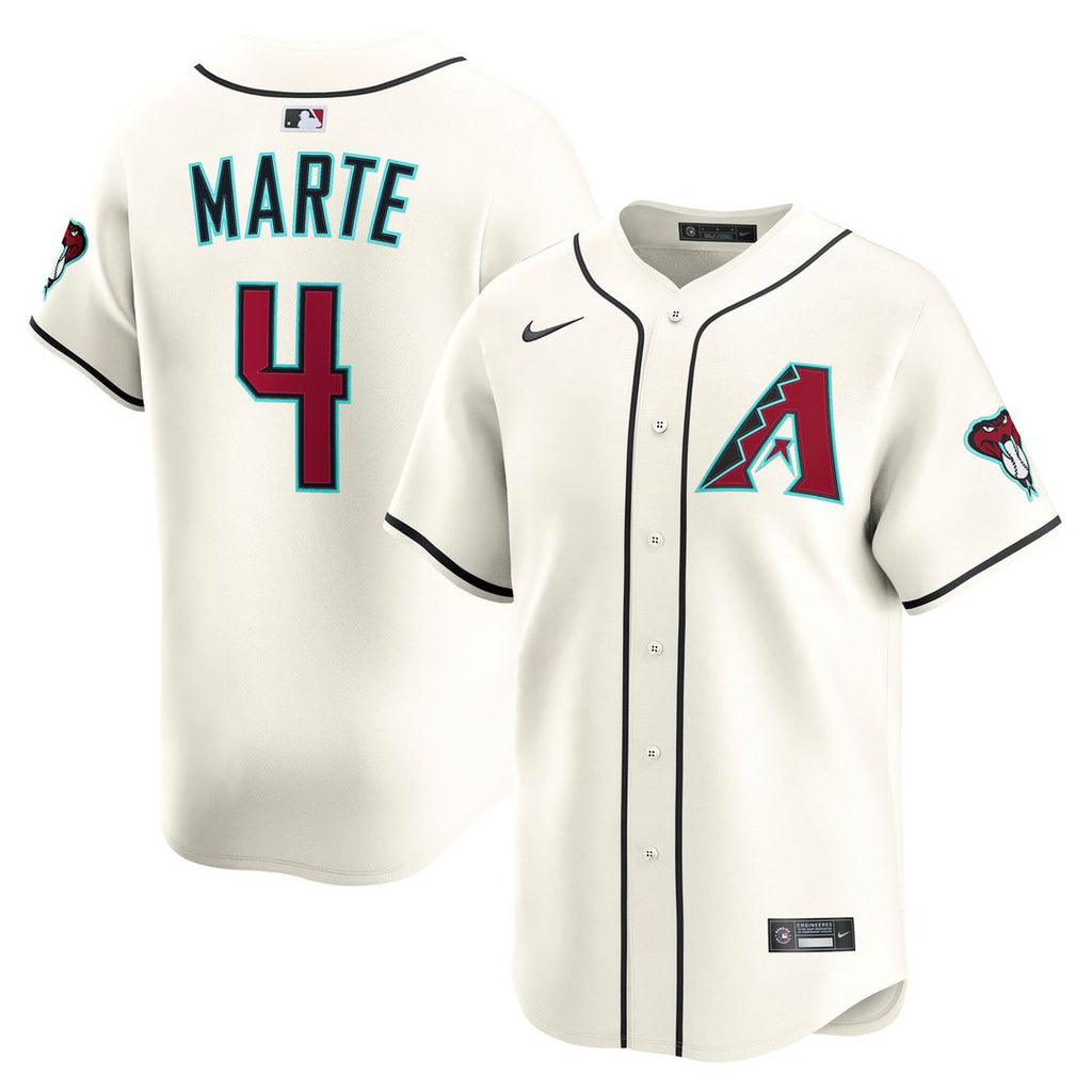 Arizona Diamondbacks Ketel Marte Home Limited Jersey - Cream