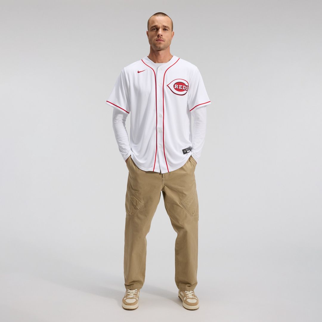Cincinnati Reds Home Replica Team Jersey - White