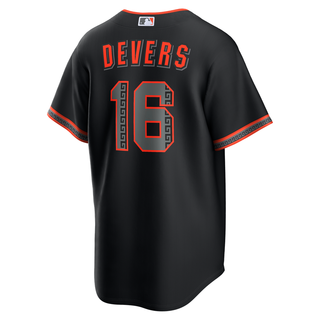 San Francisco Giants Rafael Devers Alternate Replica Jersey - Black