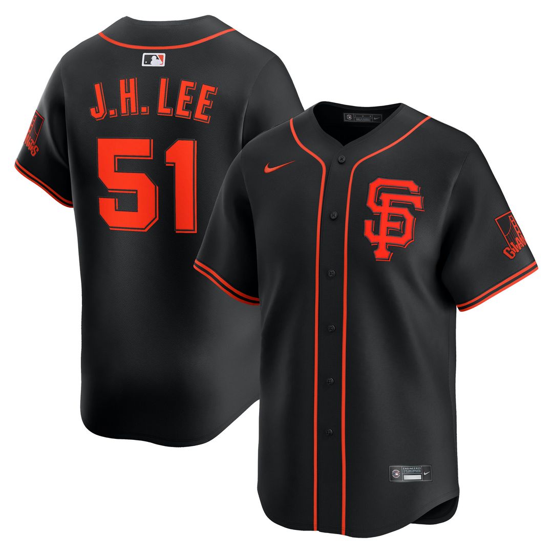 San Francisco Giants Jung Hoo Lee Alternate Limited Jersey - Black