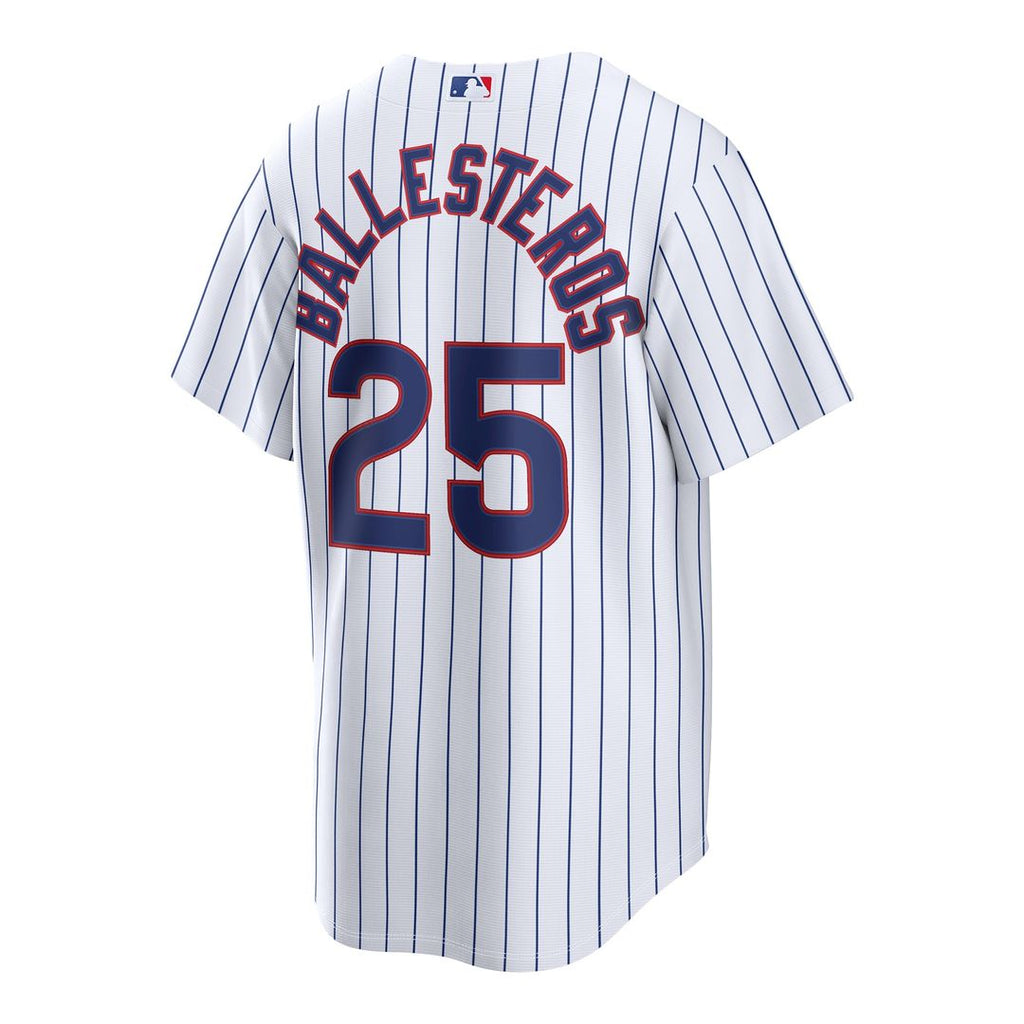Chicago Cubs Moisés Ballesteros Home Replica Jersey - White