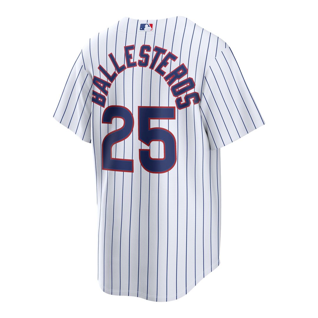 Chicago Cubs Moisés Ballesteros Home Replica Jersey - White