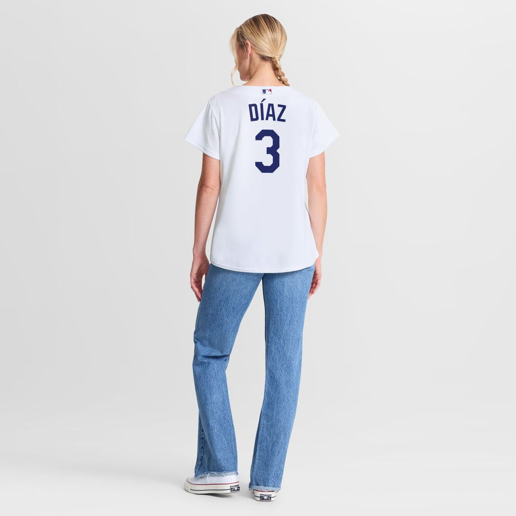 Los Angeles Dodgers Edwin Díaz Women's Home Replica Jersey - White