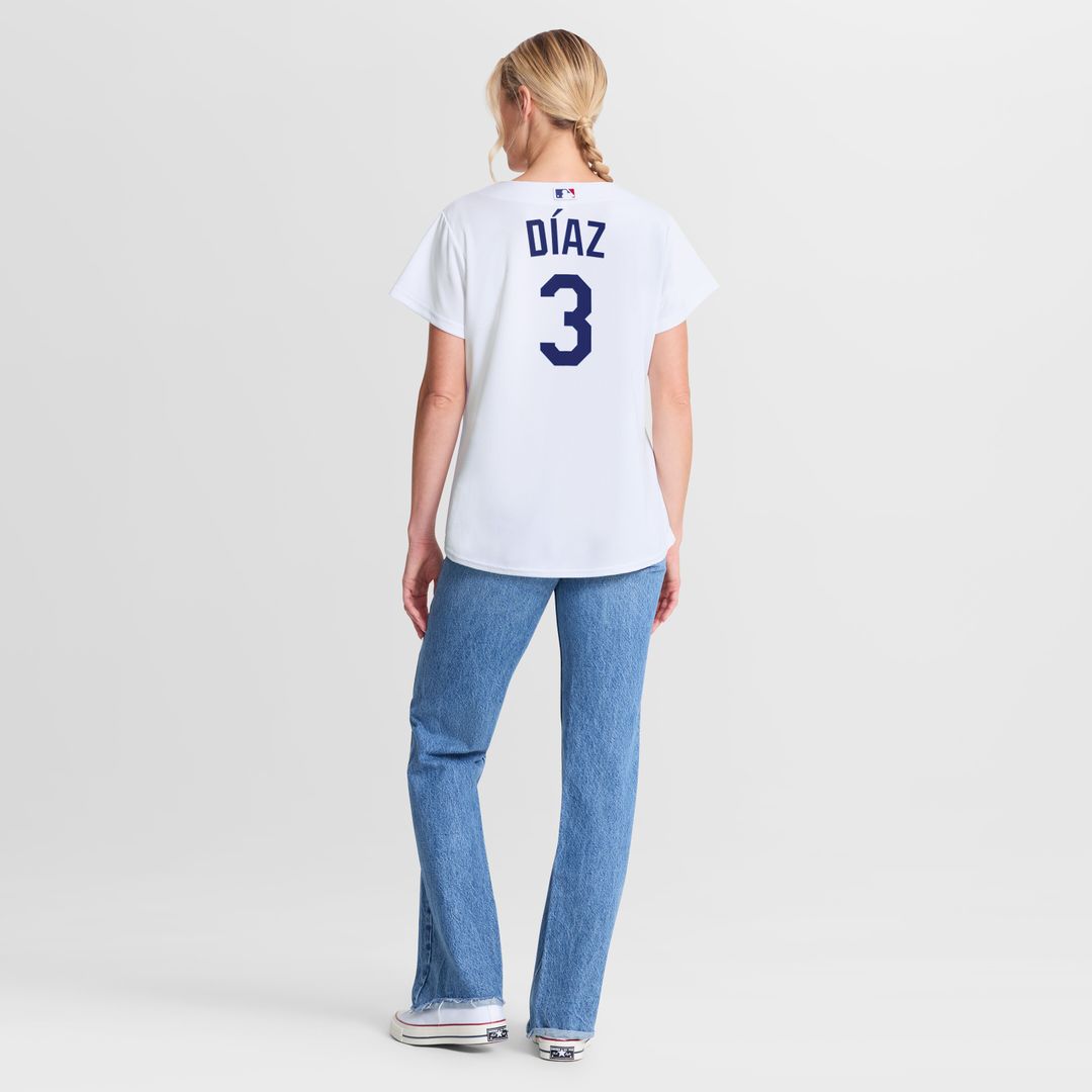 Los Angeles Dodgers Edwin Díaz Women's Home Replica Jersey - White