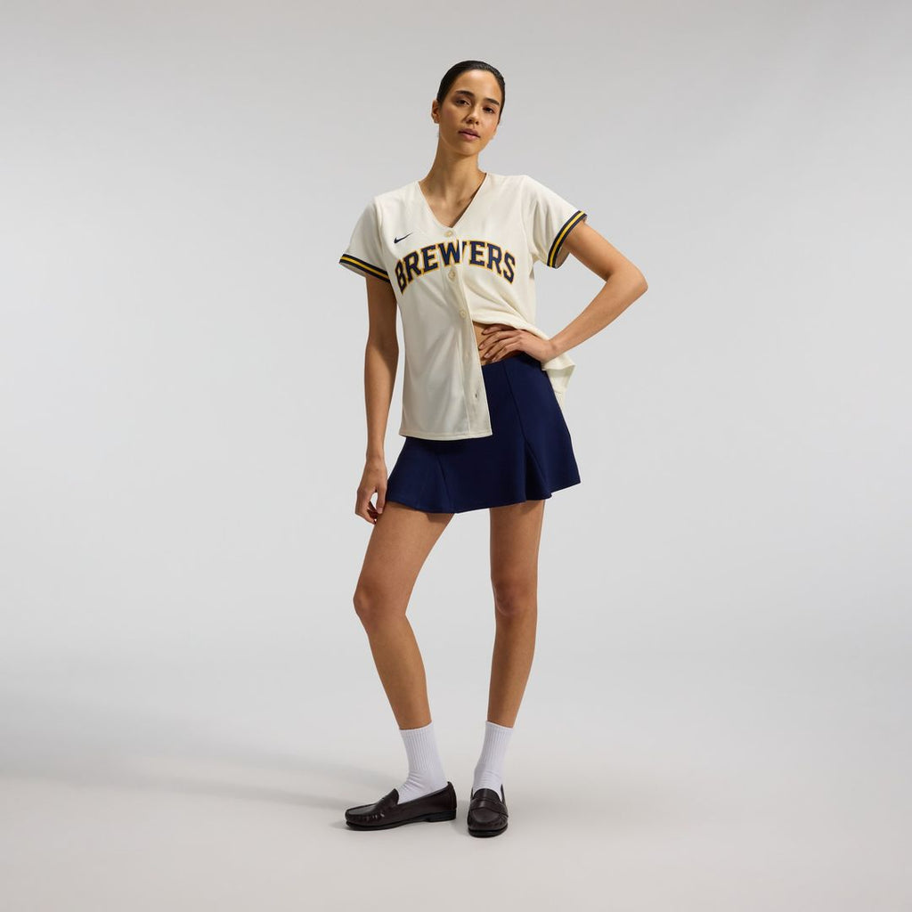 Milwaukee Brewers Sal Frelick Women's Home Replica Jersey - Cream