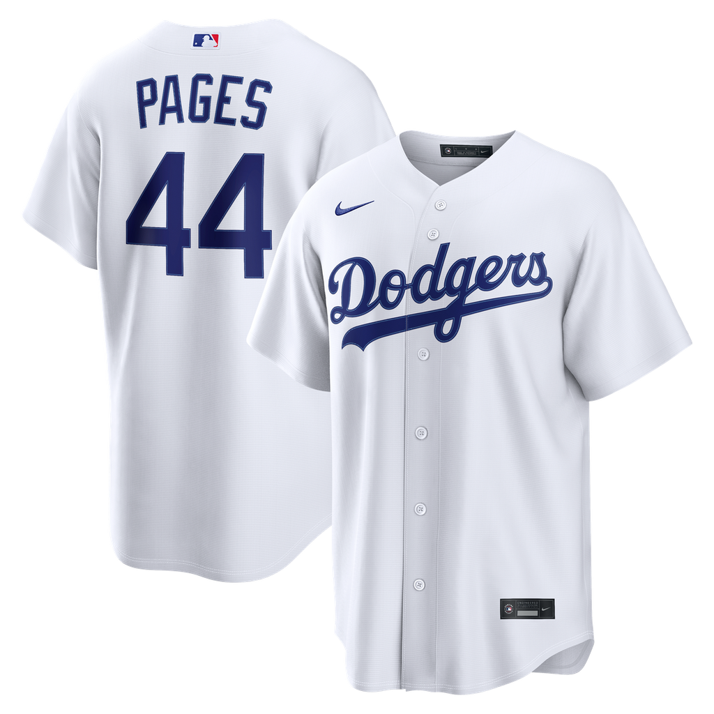 Los Angeles Dodgers Andy Pages Home Replica Jersey - White
