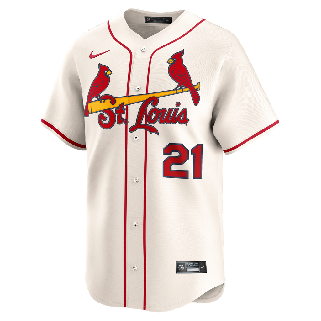 St. Louis Cardinals Lars Nootbaar Alternate 2 Limited Jersey - Cream