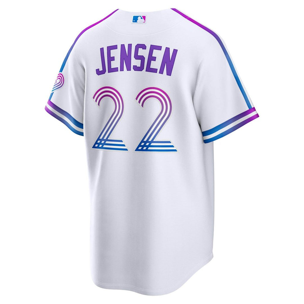 Kansas City Royals Carter Jensen 2026 City Connect Stadium Jersey - White