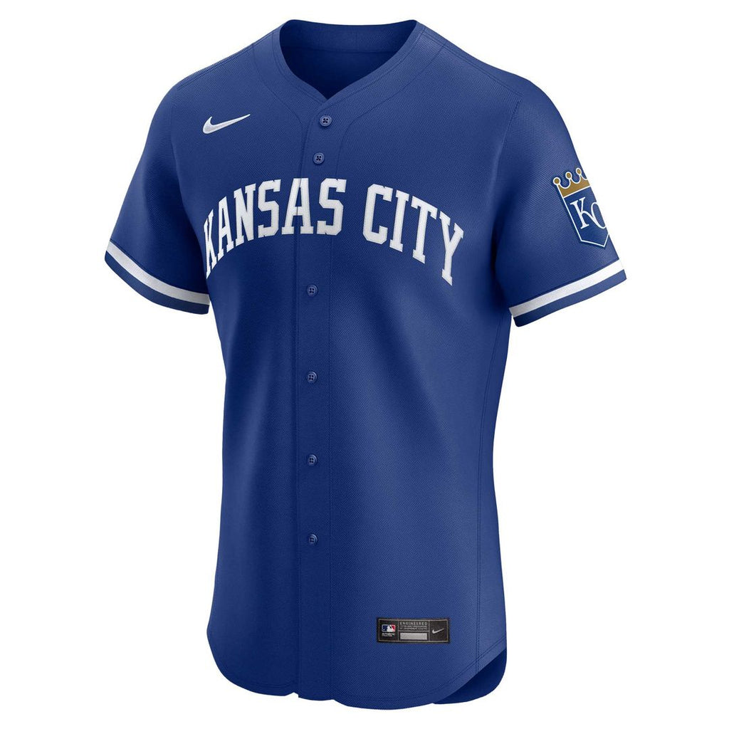 Kansas City Royals Alternate Vapor Premier Elite Patch Jersey - Royal