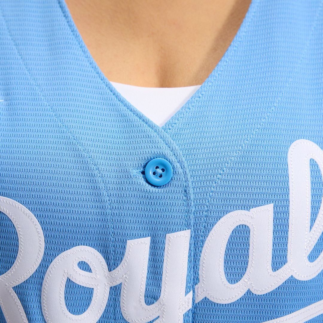 Kansas City Royals Women's Alternate Replica Team Logo Jersey - Light Blue