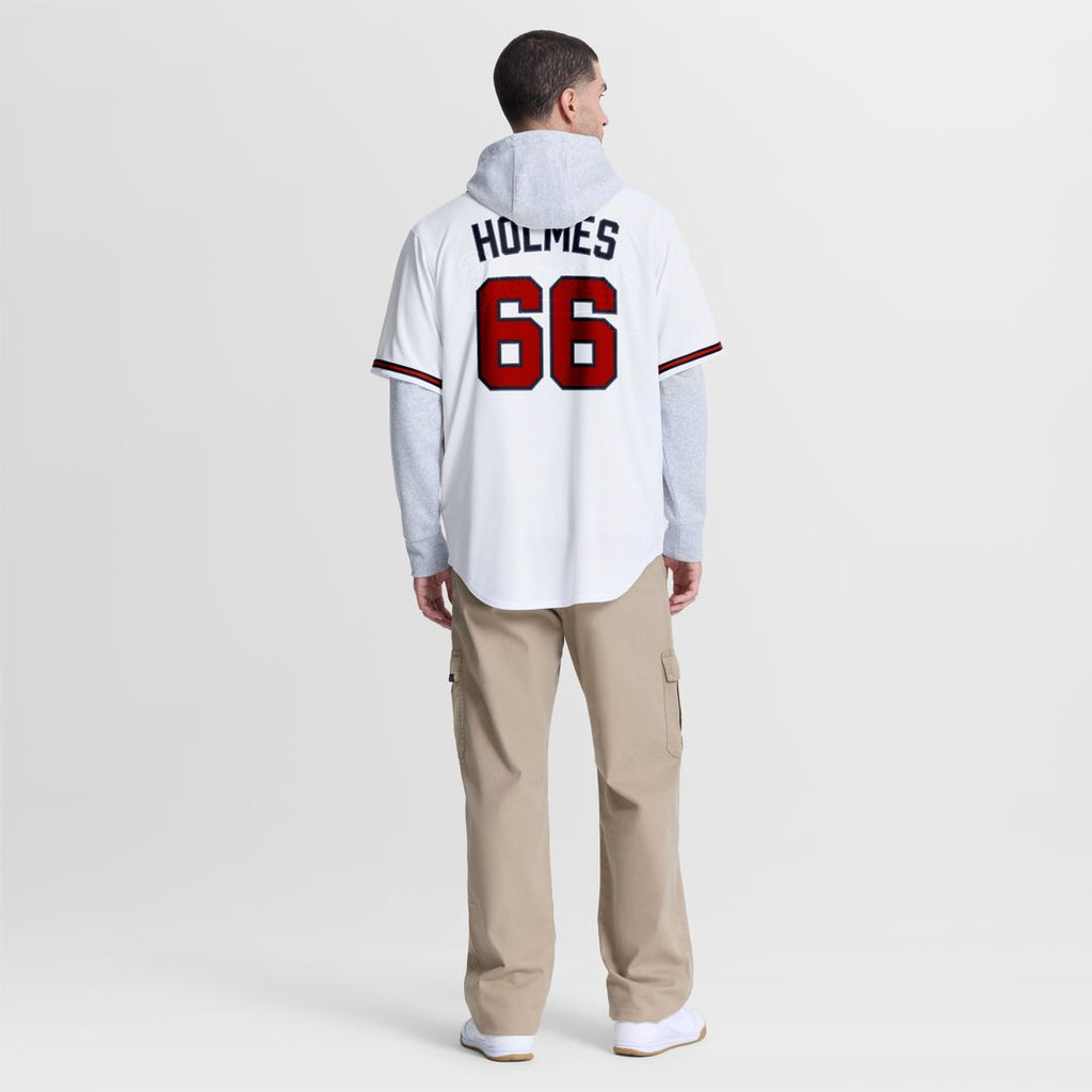 Atlanta Braves Grant Holmes Home Replica Jersey - White