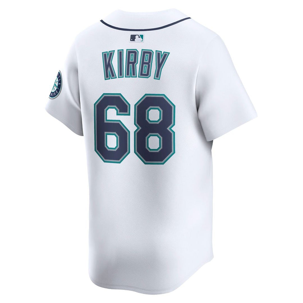Seattle Mariners George Kirby Home Limited Jersey - White