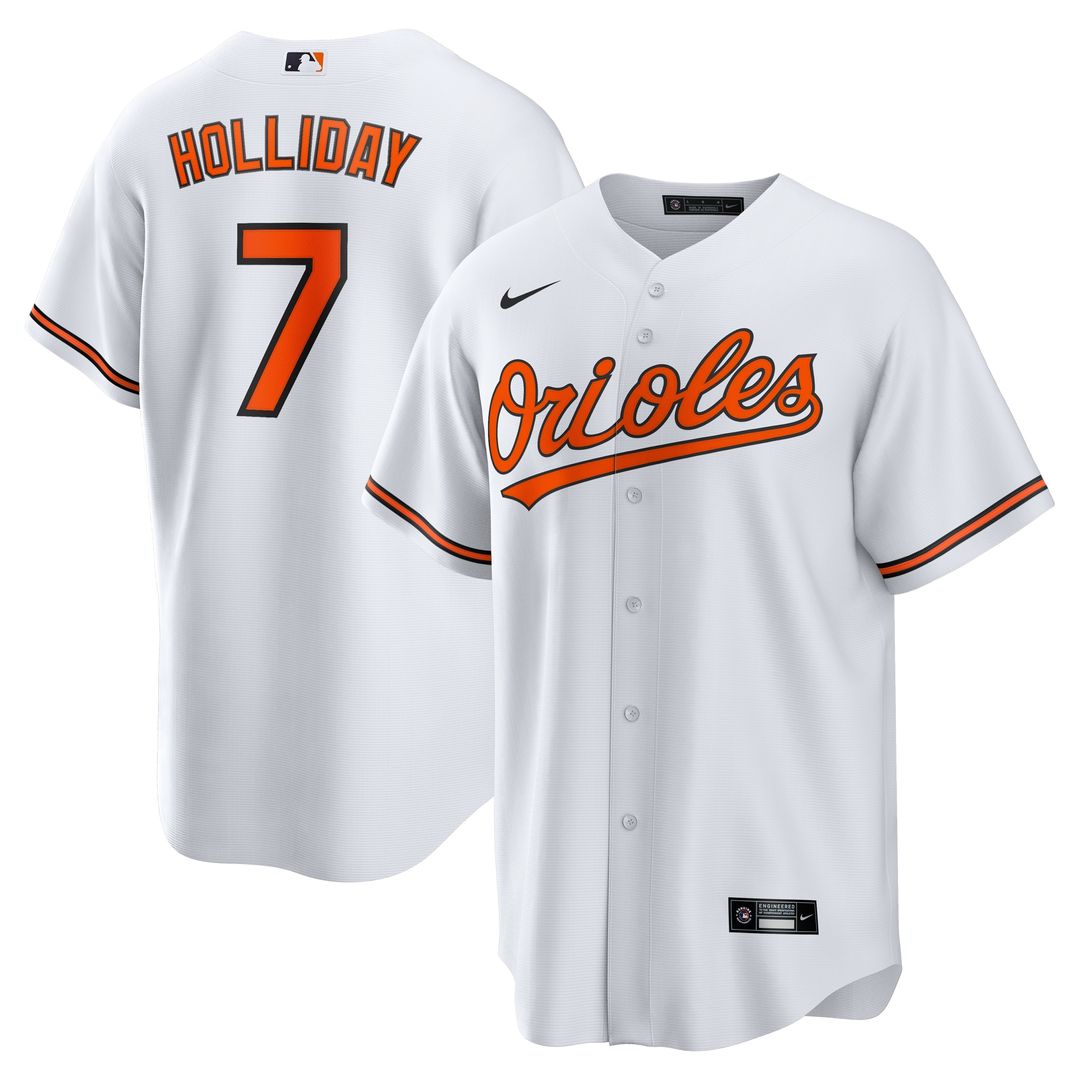 Baltimore Orioles Jackson Holliday Home Replica Jersey - White