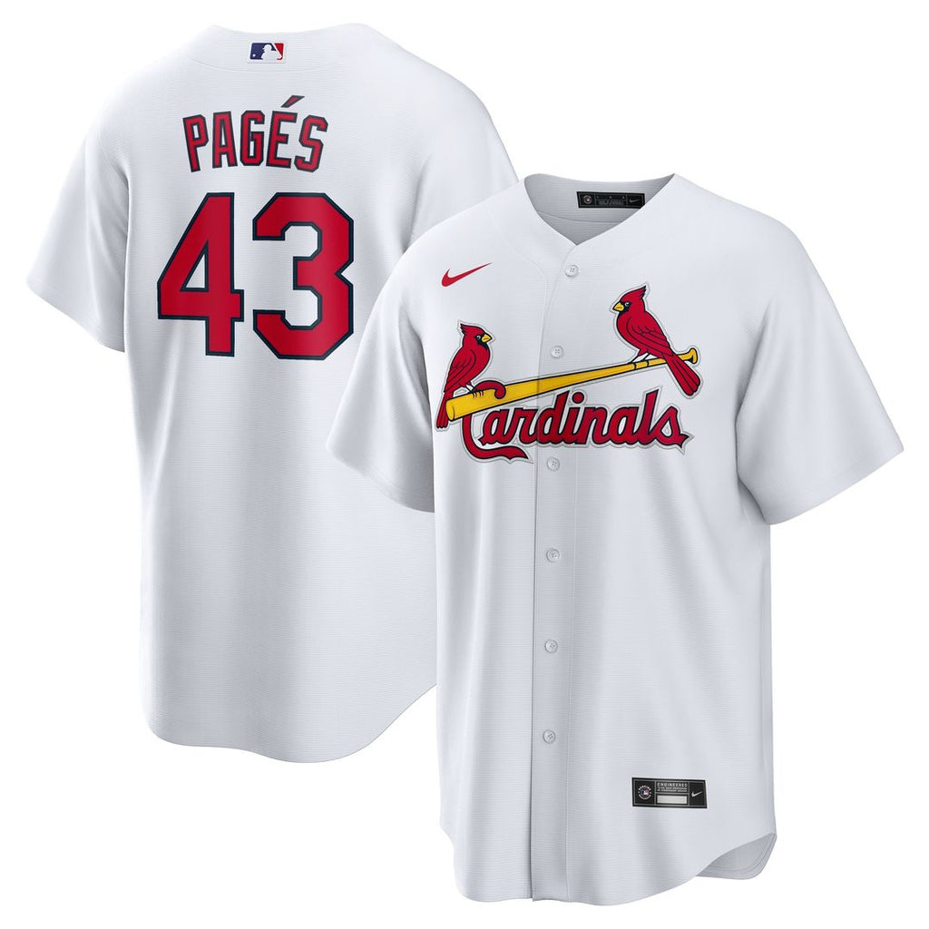 St. Louis Cardinals Pedro Pagés Home Replica Jersey - White