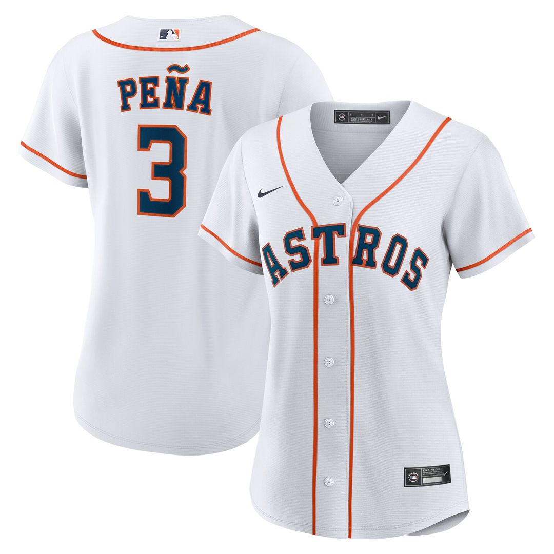 Houston Astros Jeremy Peña Women's Home Replica Jersey - White