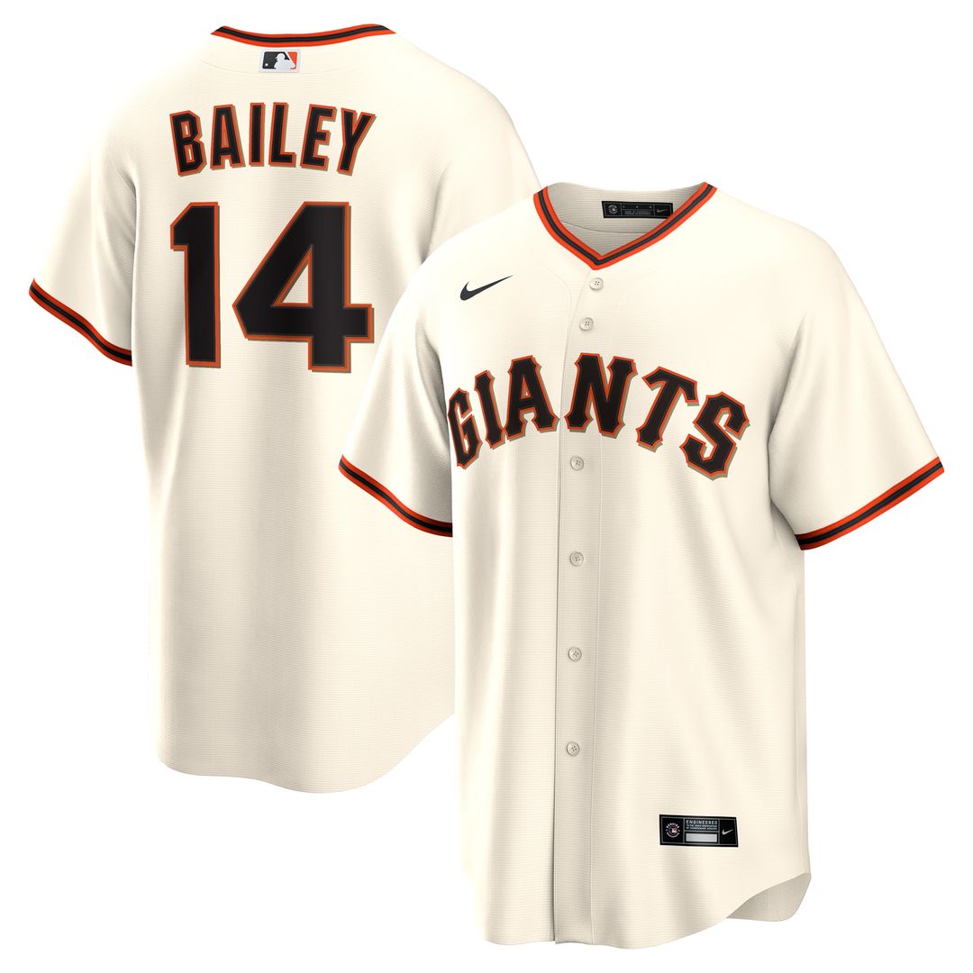 San Francisco Giants Patrick Bailey Home Replica Jersey - Cream