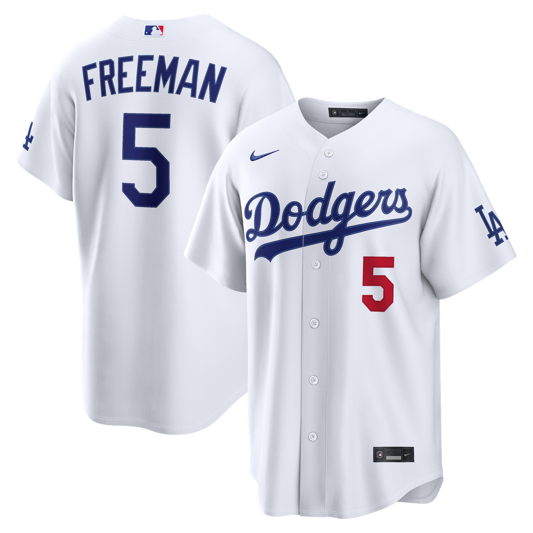 Los Angeles Dodgers Freddie Freeman Home Stadium Jersey - White