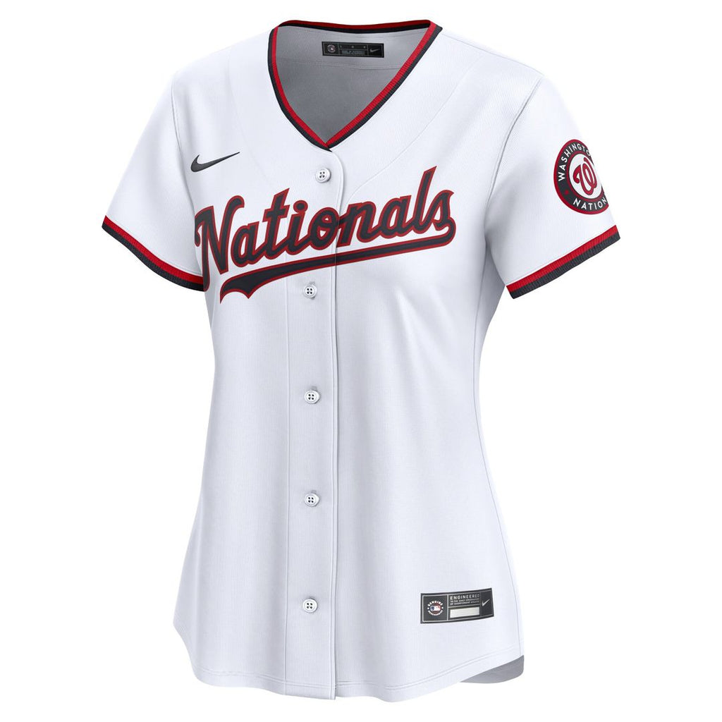 Washington Nationals James Wood Women's Home Limited Jersey - White