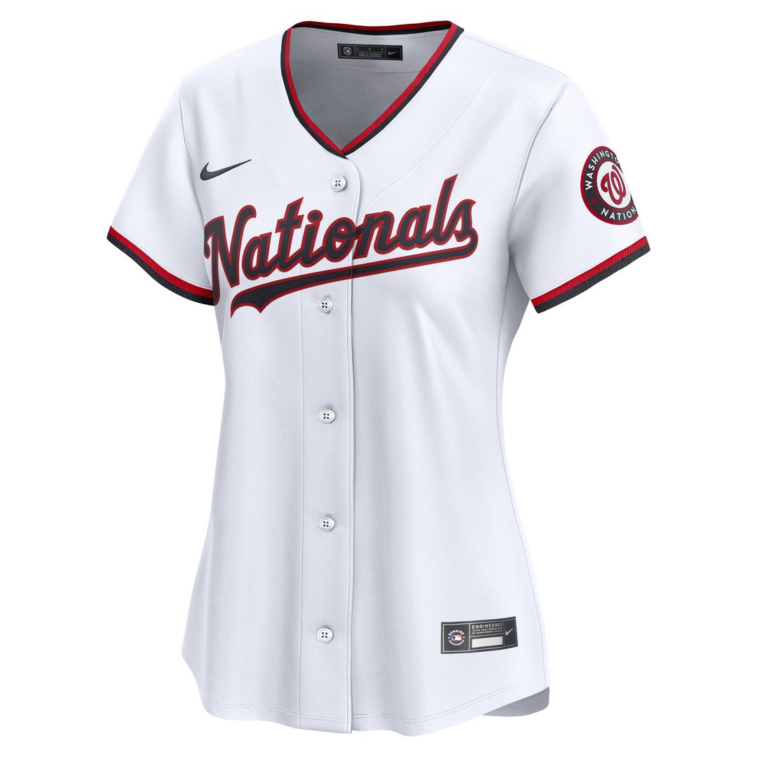 Washington Nationals James Wood Women's Home Limited Jersey - White