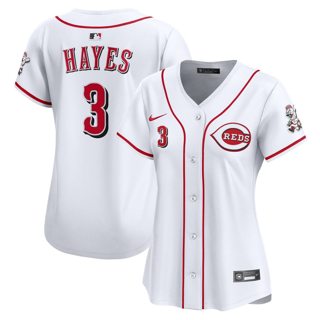 Cincinnati Reds Ke'Bryan Hayes Women's Home Limited Jersey - White