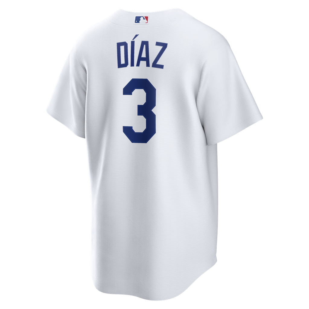 Los Angeles Dodgers Edwin Díaz Home Replica Jersey - White