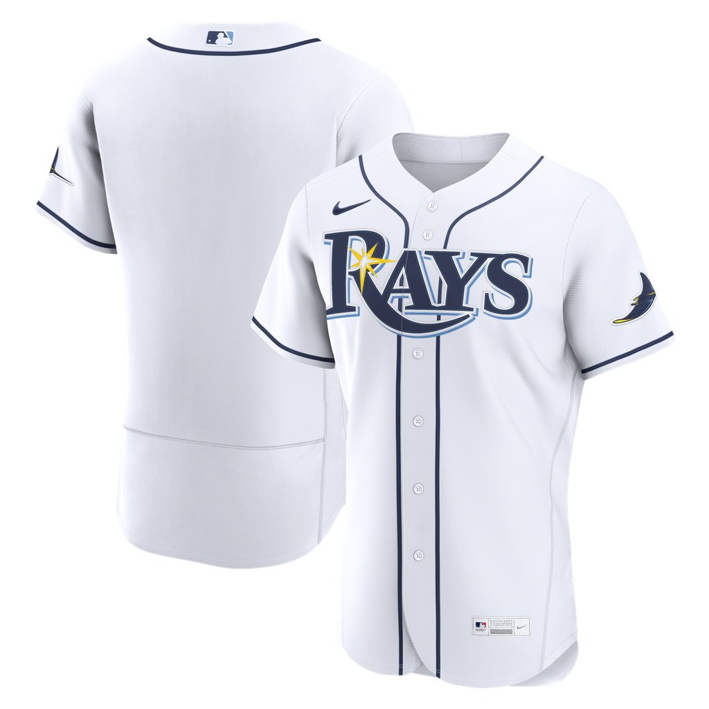 Tampa Bay Rays Home Authentic Jersey - White