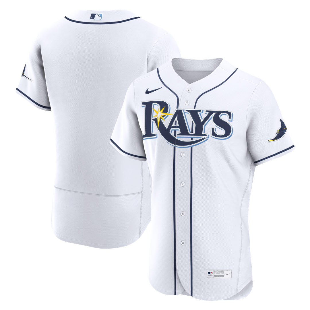 Tampa Bay Rays Home Authentic Jersey - White
