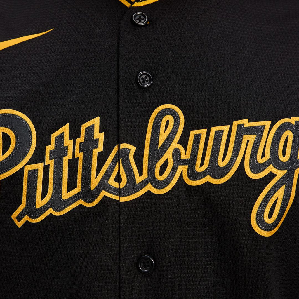 Pittsburgh Pirates Alternate Replica Team Jersey - Black