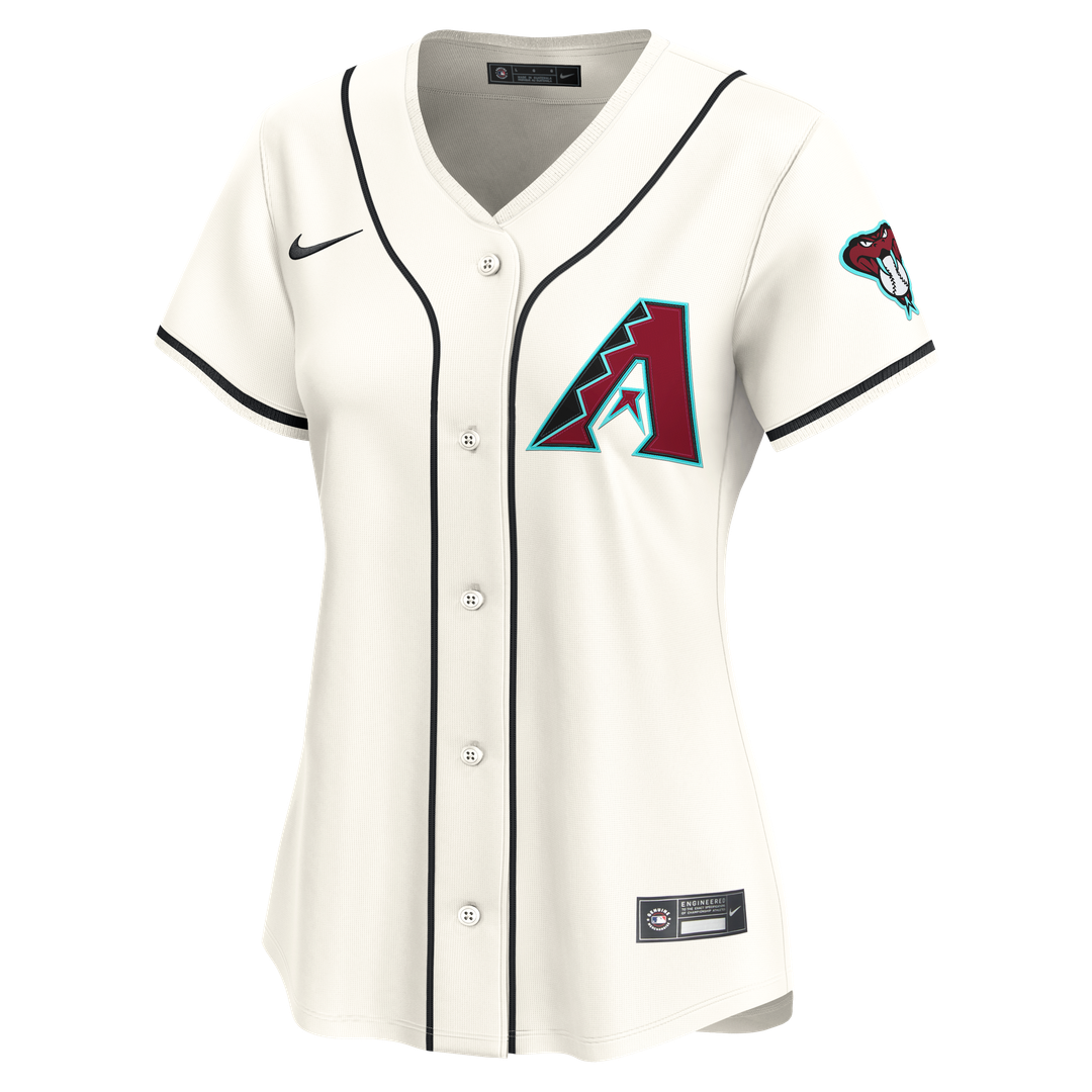 Arizona Diamondbacks Women's Home Limited Jersey - Cream