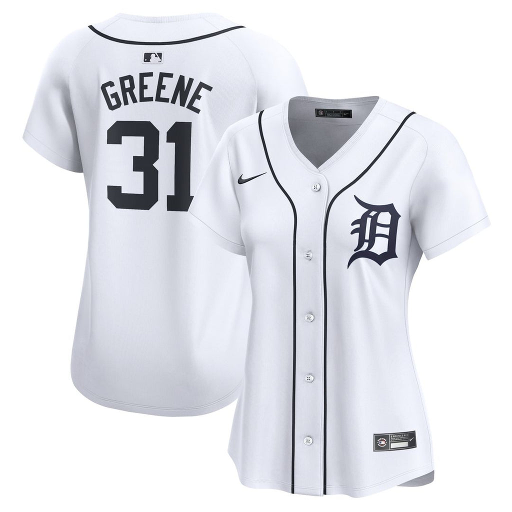 Detroit Tigers Riley Greene Women's Home Limited Jersey - White