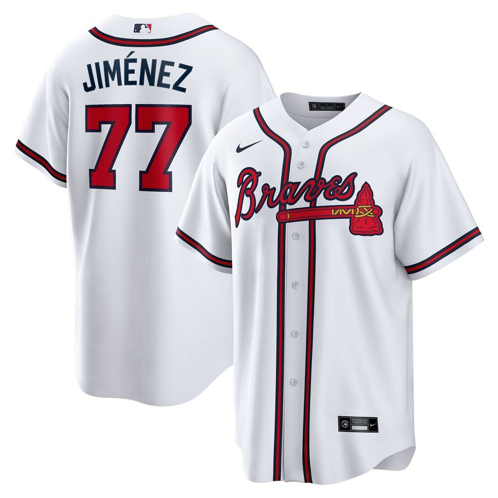 Atlanta Braves Joe Jiménez Home Replica Jersey - White