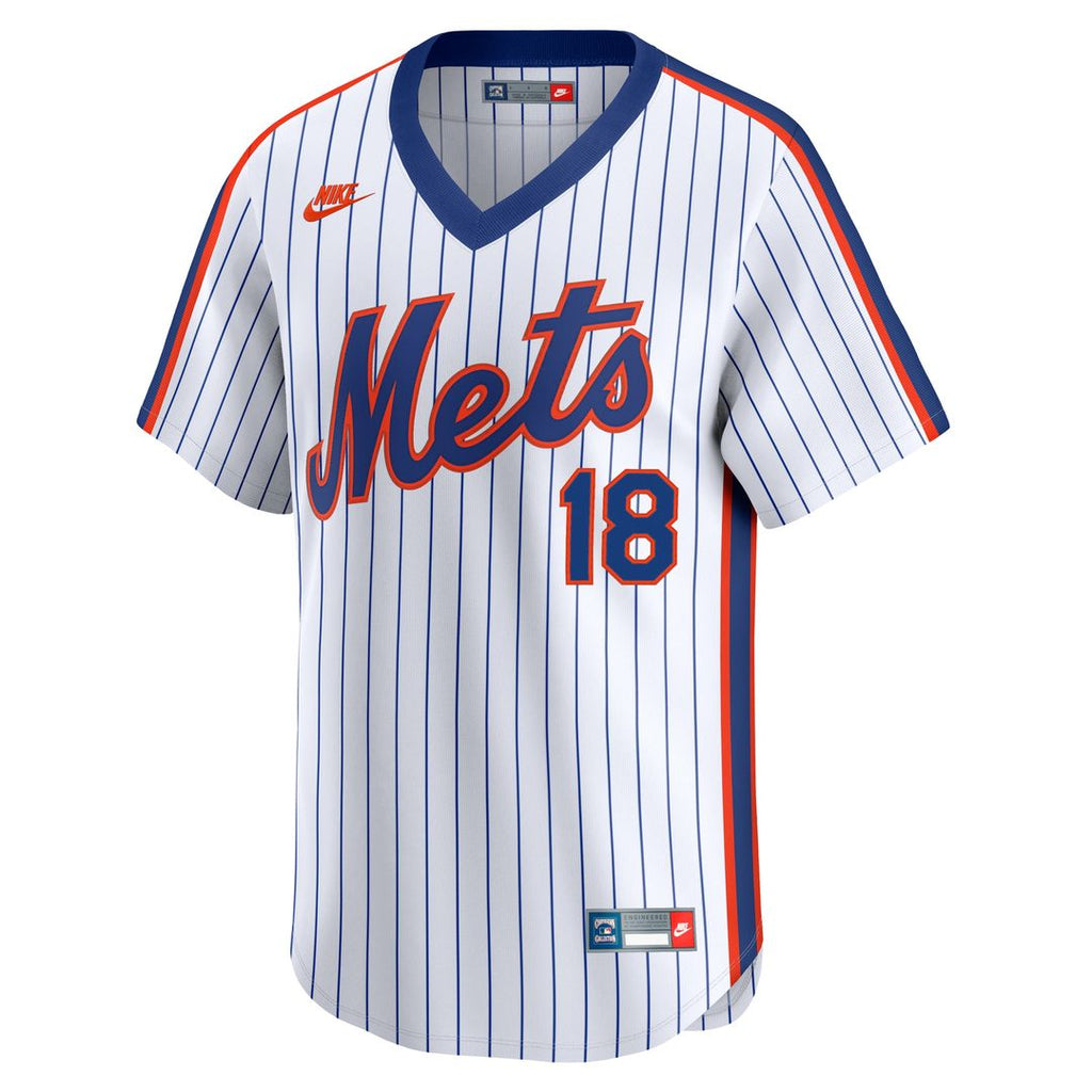 New York Mets Darryl Strawberry Throwback Cooperstown Limited Jersey - White