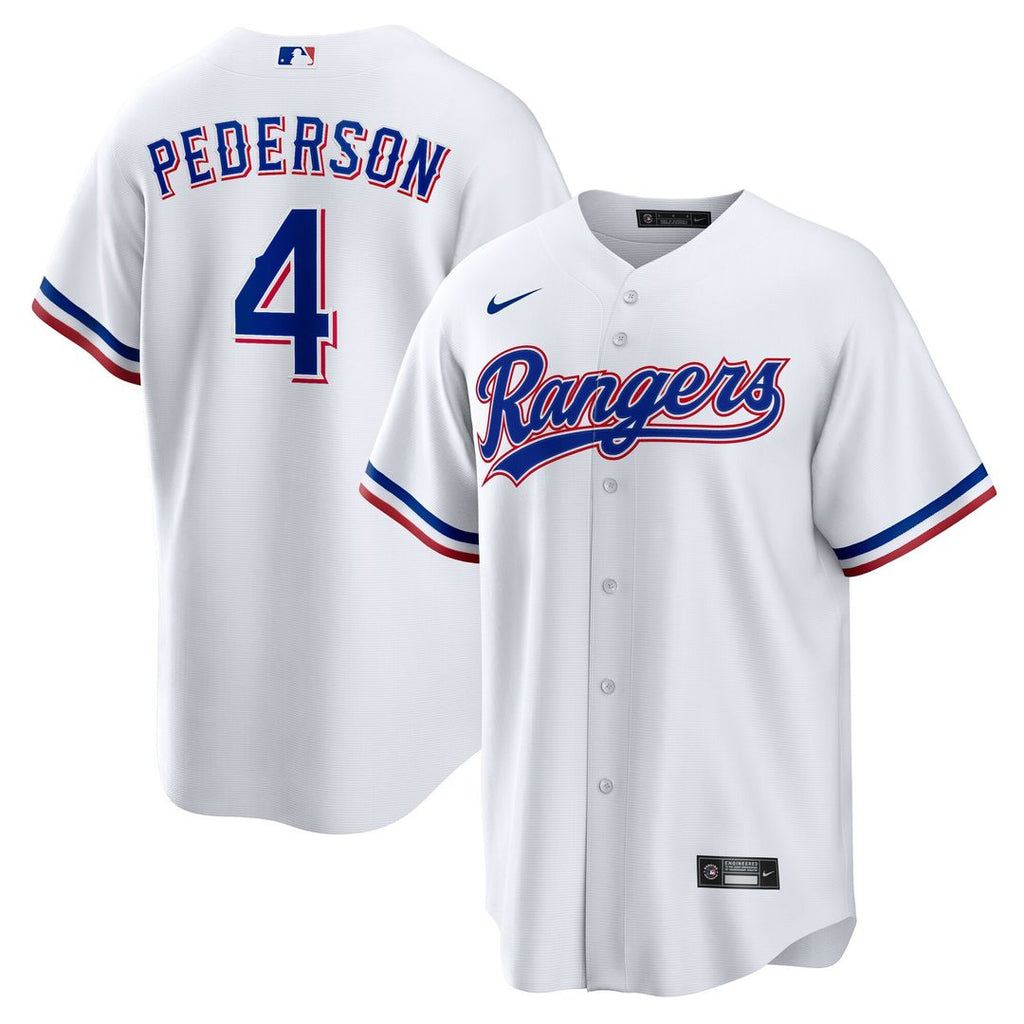 Texas Rangers Joc Pederson Home Replica Jersey - White