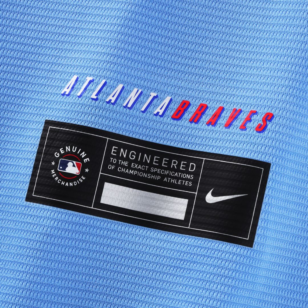 Atlanta Braves Chris Sale 2026 City Connect Stadium Jersey - Powder Blue